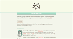 Desktop Screenshot of fontclod.com